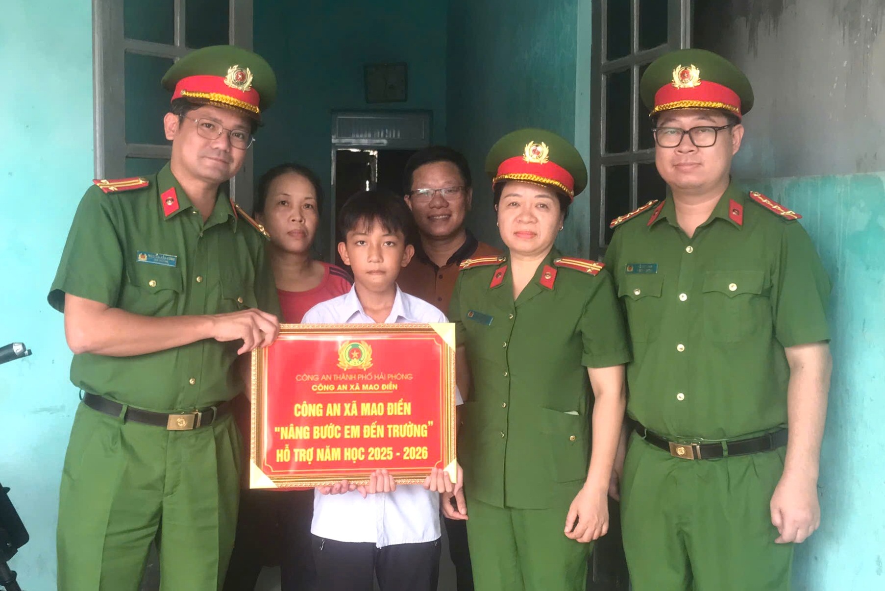 Công an xã Mao Điền trong hành trình 